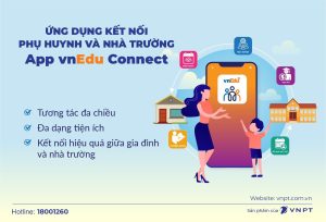 app Vnedu Connect - Kết nối phụ huynh và nhà trường - Ứng dụng đổi mới trong giáo dục