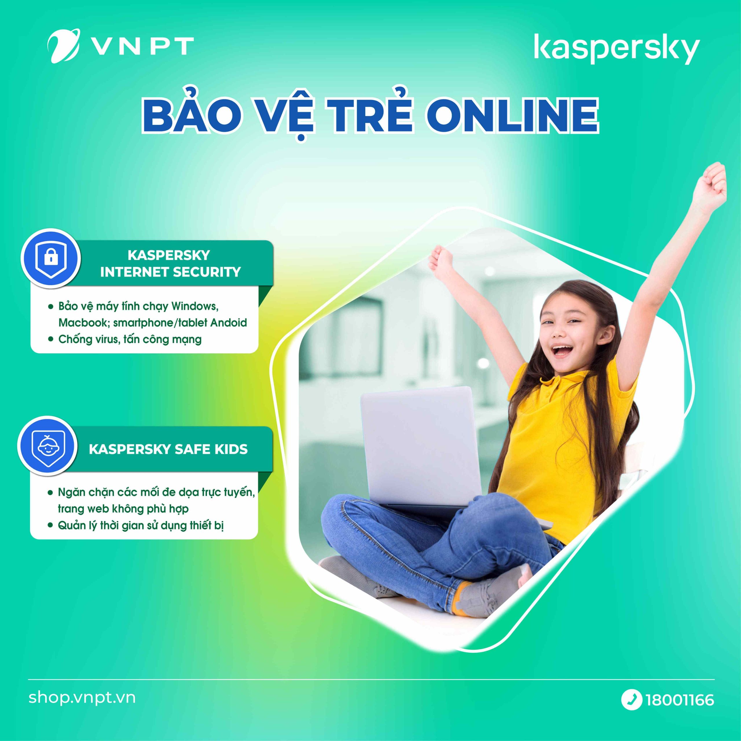 Bảo vệ trẻ em Online với Kaspersky
