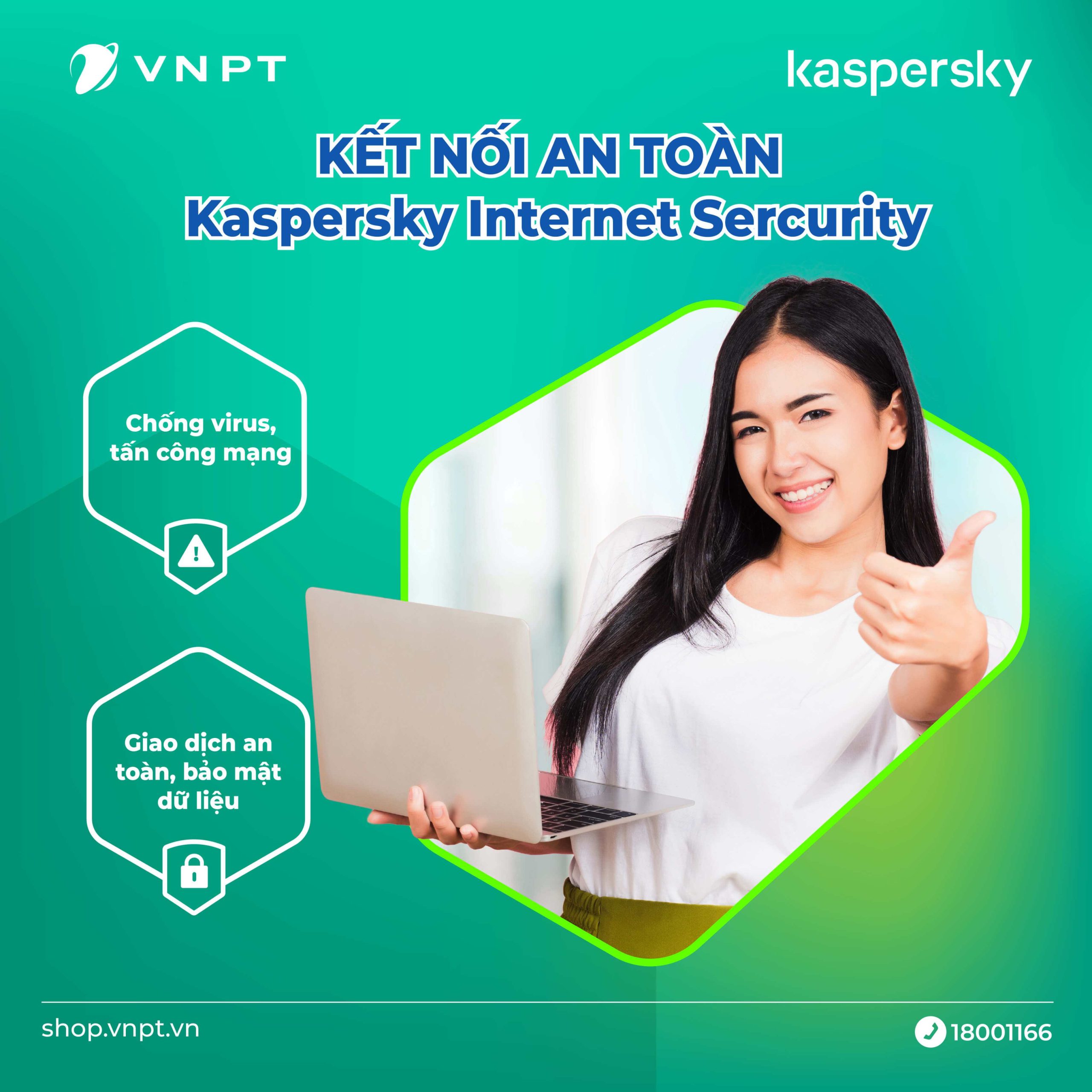 Kết nối an toàn với Kaspersky Internet sercurity