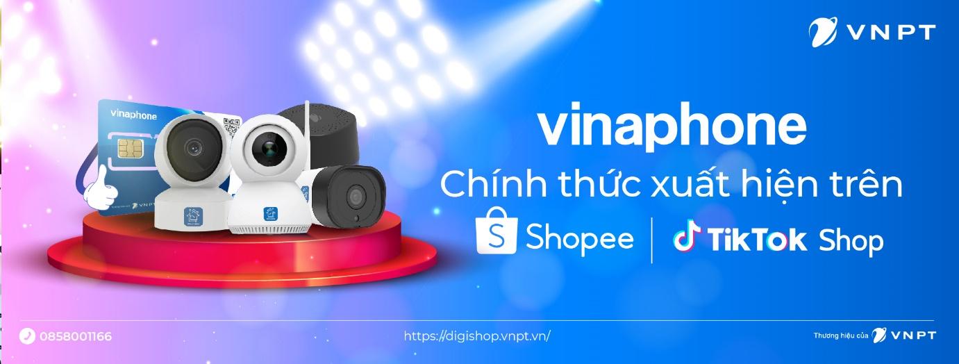 Vinaphone ra mắt chính thức trên hai nền tảng mới Tiktokshop và Shopee