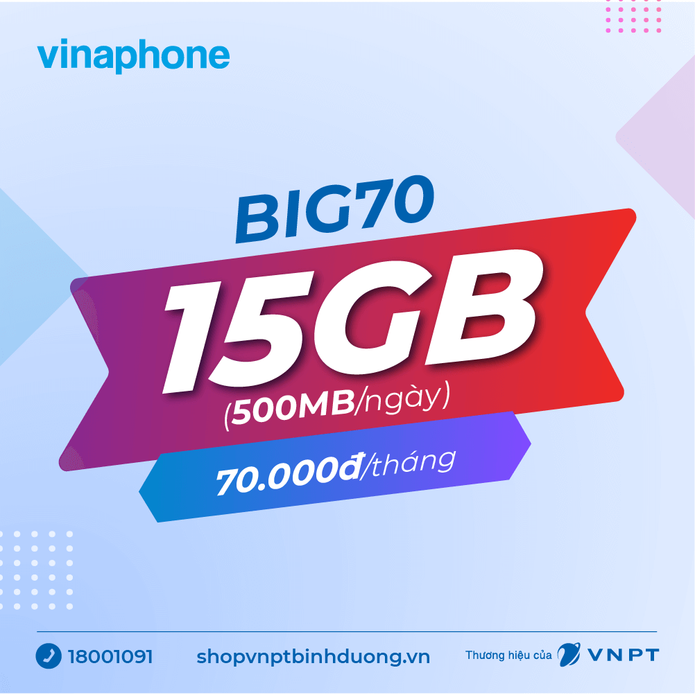 BIG70-bia BIG70 - Gói cước data 4G/5G của vinaphone