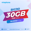 BIG90 - Gói cước data 4G/5G của vinaphone