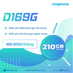 D169G - Gói cước Combo Data + Thoại/SMS của VinaPhone