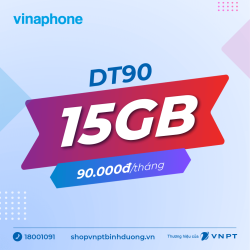 DT90 - Gói cước data 4G/5G của VinaPhone