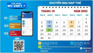 Vinaphone ưu đãi ngập tràn đón tháng 10/2023