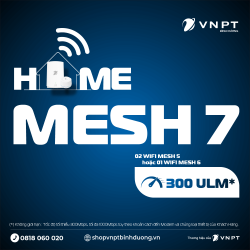 HOME MESH 7- Gói cước Internet Wifi Mesh của VNPT
