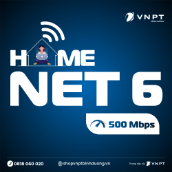 HOME NET 6 - Gói cước internet tốc độ cao của VNPT
