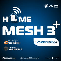 HOME MESH 3+ - Gói cước internet wifi mesh tích hợp truyền hình MyTV của VNPT