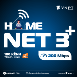 HOME NET 3+ - Gói cước internet tốc độ cao tích hợp truyền hình MyTV của VNPT