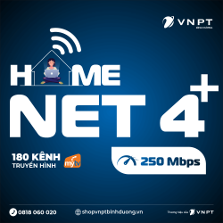 HOME NET 4+ - Gói cước internet tốc độ cao tích hợp truyền hình MyTV của VNPT