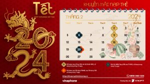 Khuyến mãi nạp thẻ - Ưu đãi Data 4G Vinaphone tháng 2 năm 2024